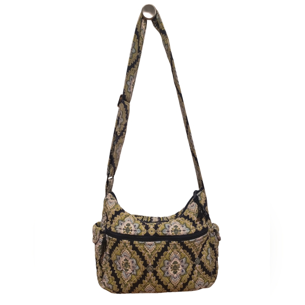 Vera Bradley Cross Body Purse / Bag Green & Blue